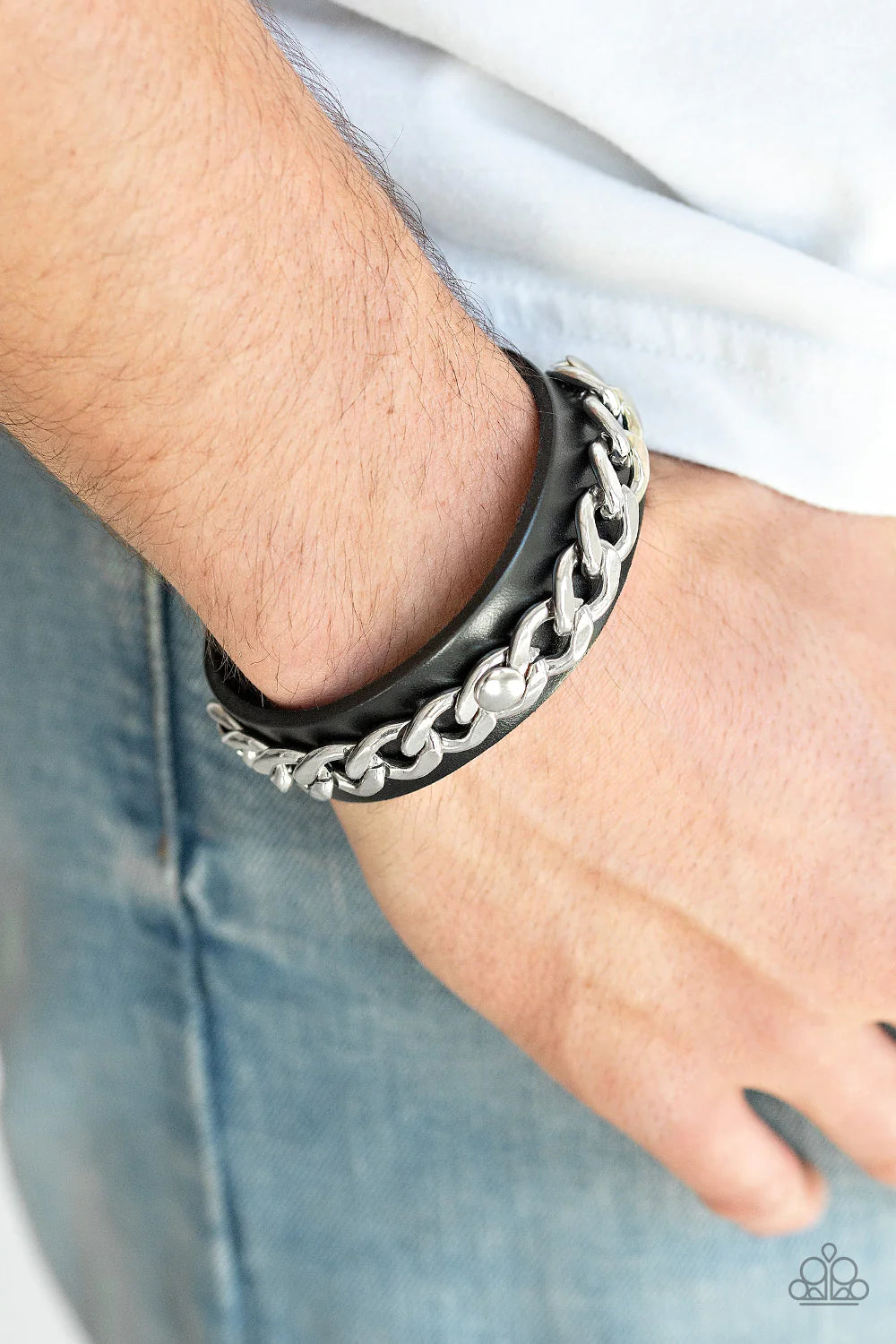 Be The CHAINge - Silver Urban Bracelet