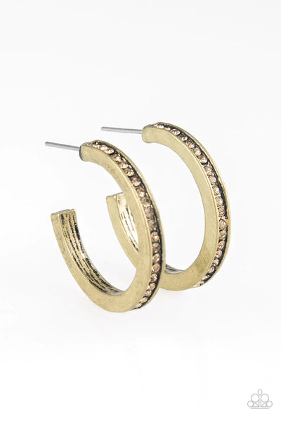 Hoop Haven Brass Earrings