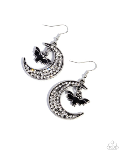 Handcrafted Halloween Black Earring