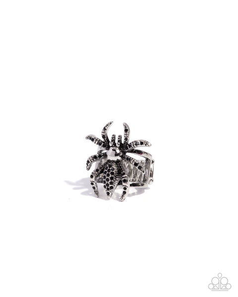 Tarantula Twist Black Ring