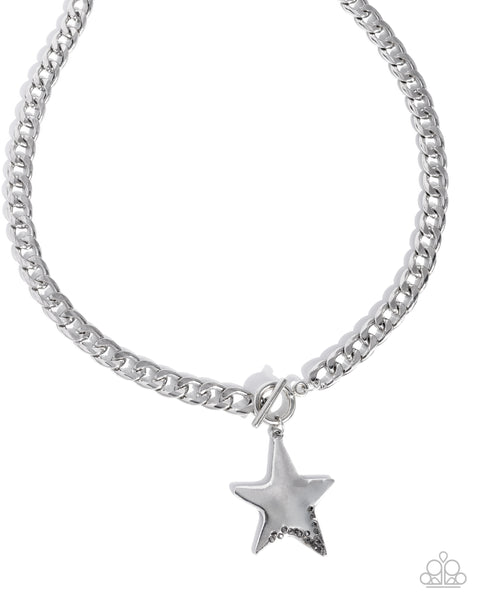 Stellar Spotlight Silver Necklace