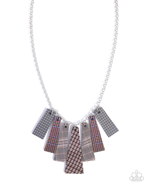 Pleasing Plaid Necklace