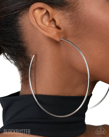 Colossal Couture Silver Earring