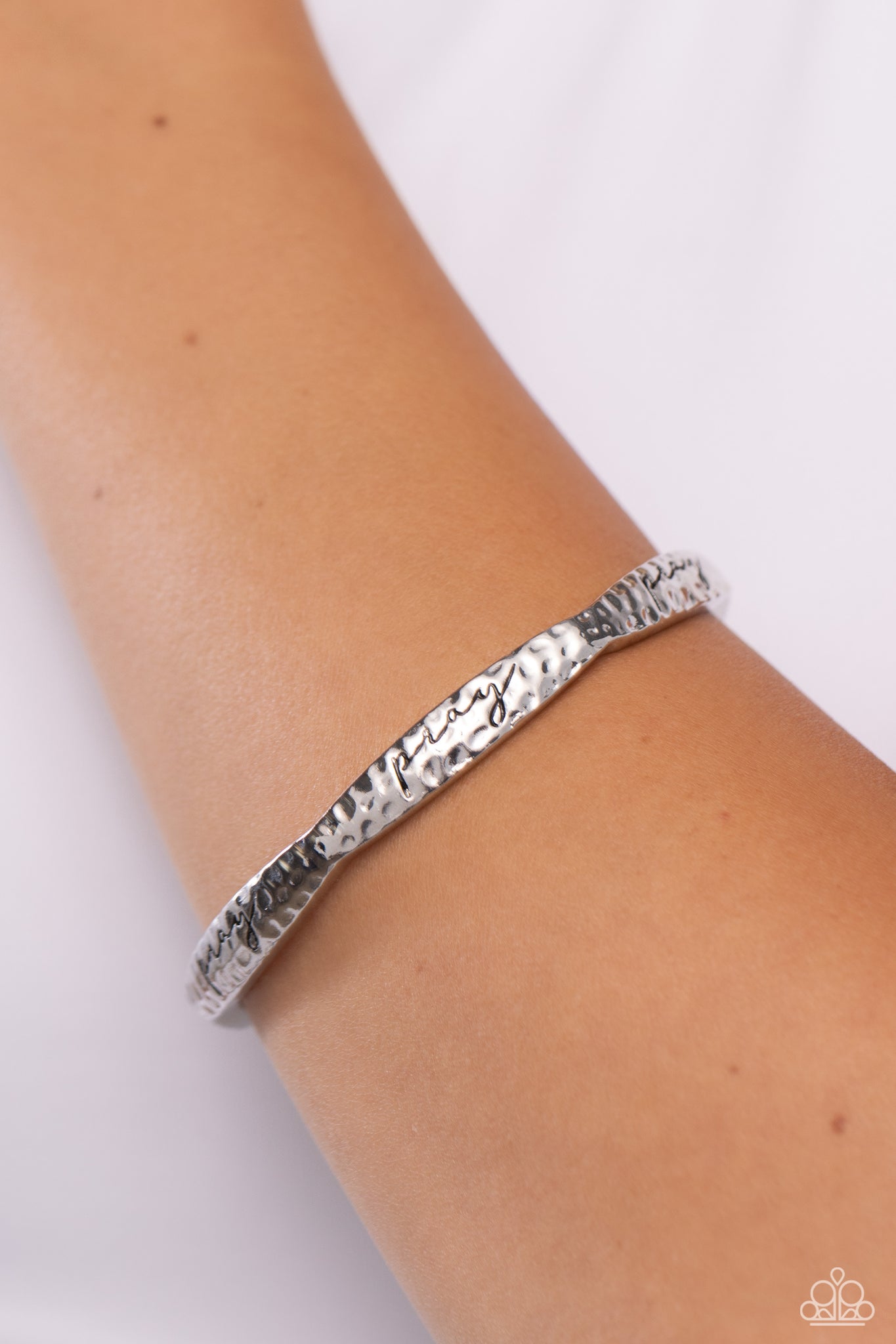 Pray, He is There - Silver Bracelet