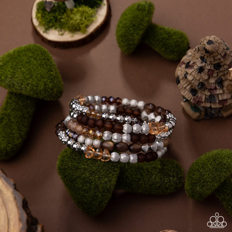 Colorful Compromise Brown Bracelet