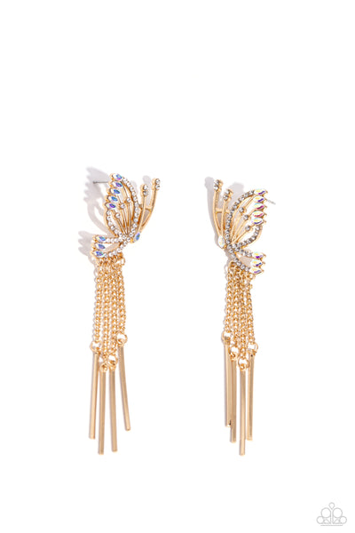 A Few Of My Favorite WINGS - Gold Earrings