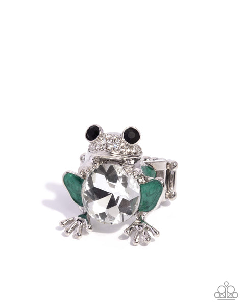 Frog Prince Green Ring