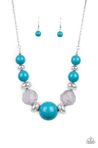 Daytime Drama Blue Necklace