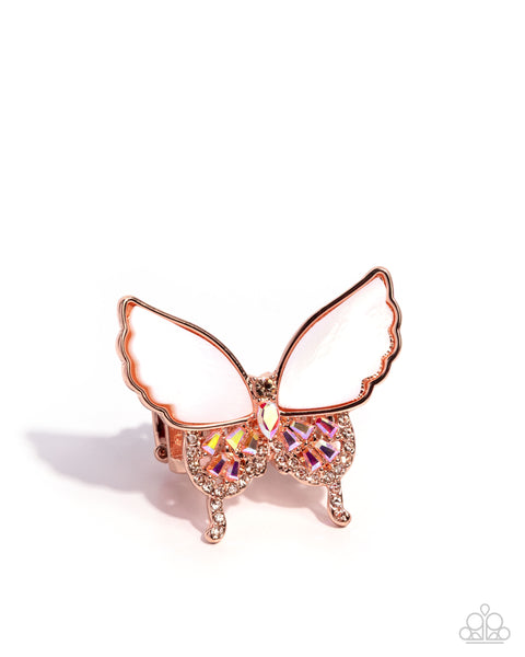 Butterfly Benefit Copper Ring