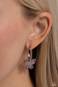 Whimsical Waltz - Purple Earrings