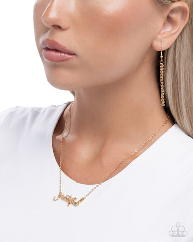Grateful for You Gold Necklace