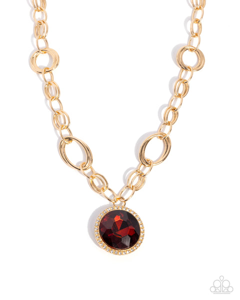 Sophisticated Statement Brown Necklace