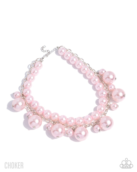 Sophisticated to the Max Pink Necklace