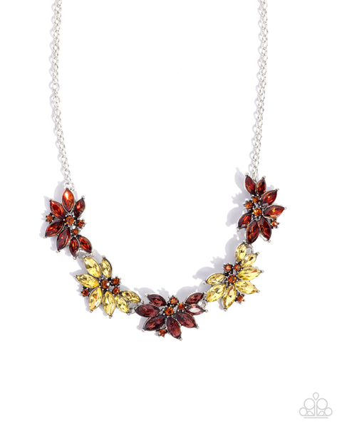 Springtime Season Brown Necklace