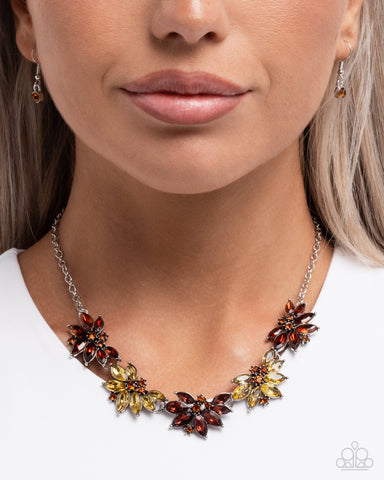 Springtime Season Brown Necklace