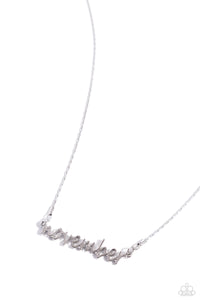 Birth Month Bling Silver November Necklace
