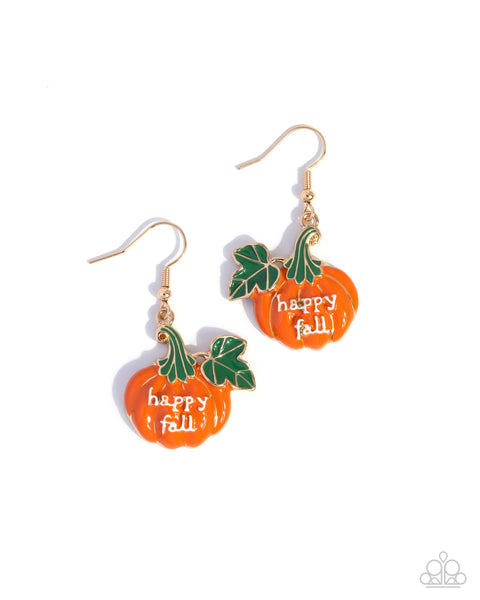 Autumn Affair Orange Earring