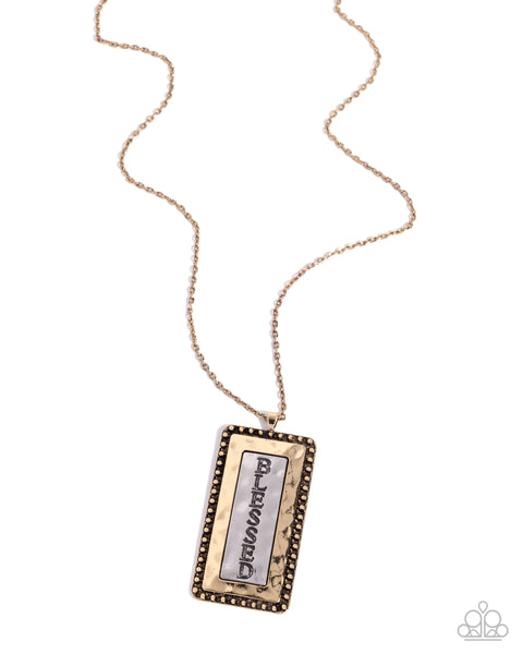 Bountifully Blessed Gold Necklace