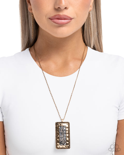 Bountifully Blessed Gold Necklace