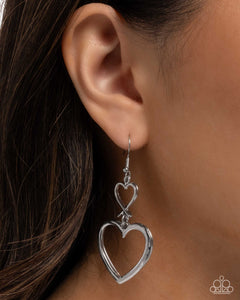 Sweetheart Symmetry Silver Earring