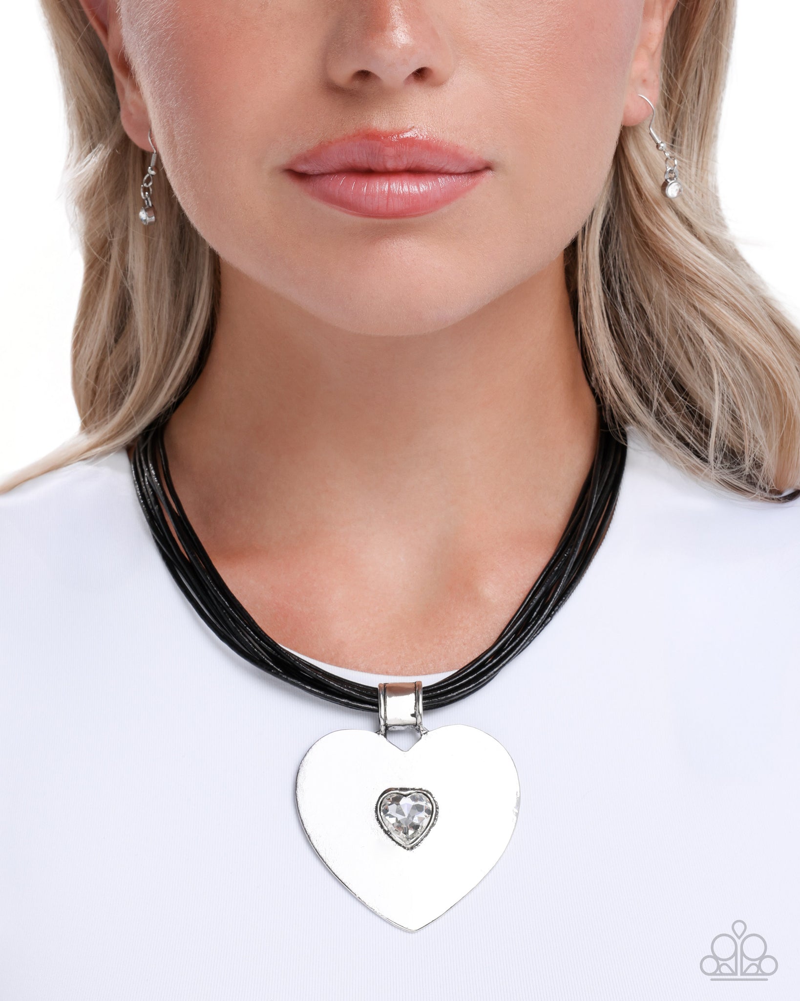 Galentines Day Black Necklace