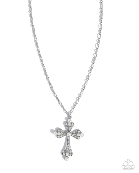Heavenly Haul White Necklace