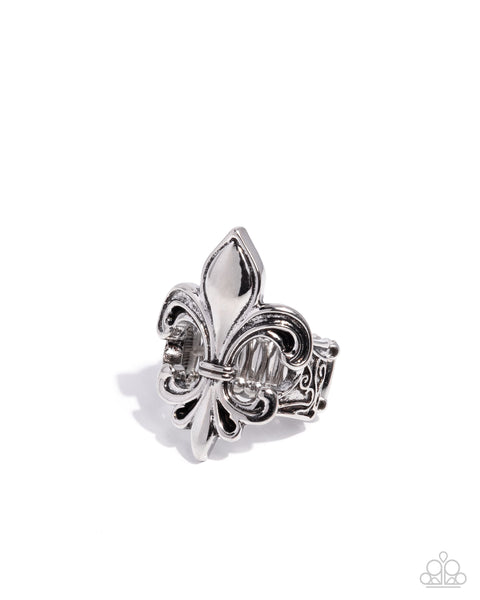 Fleur de Lis Silver Ring
