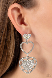 Couples Celebration - White Earrings