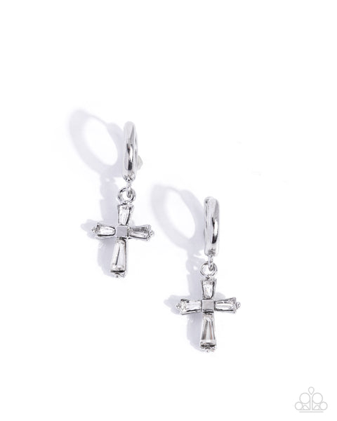 Sacred Shine White Earring