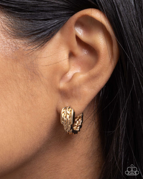 Off the Beaten Track Gold Earring