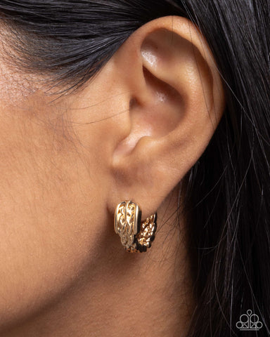 Off the Beaten Track Gold Earring