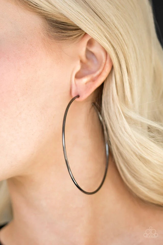 Meet Your Maker Black Earrings