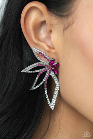 Twinkling Tulip - Pink Earring Life Of The Party Exclusive