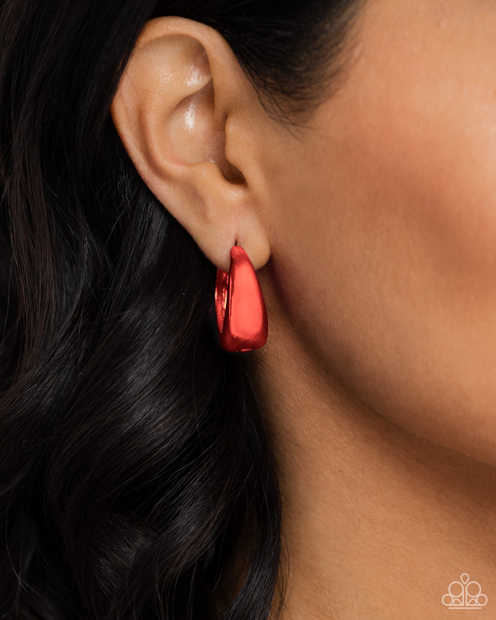 Colorful Curiosity - Red Earrings