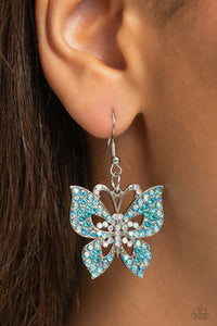 Bejeweled Breeze - Blue Earrings