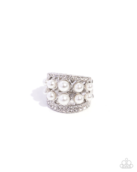 Glossy Gallery White Ring