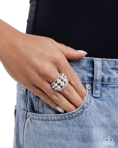 Glossy Gallery White Ring