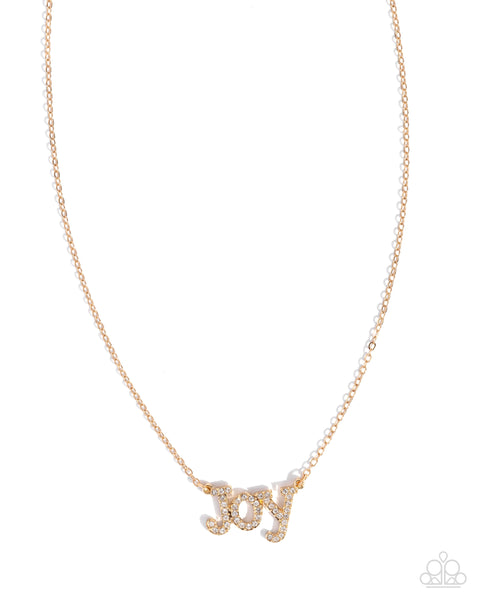 How Great Our Joy Gold Necklace