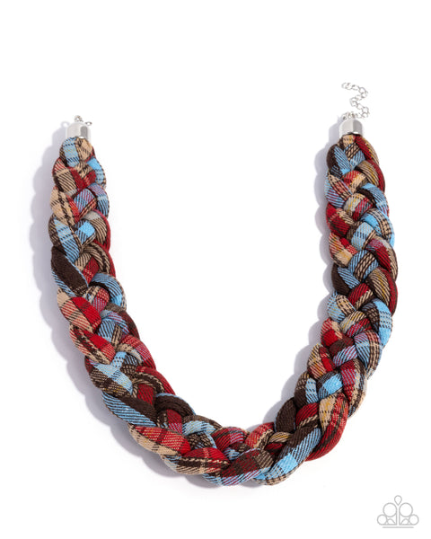 Fine Flannel Brown Necklace