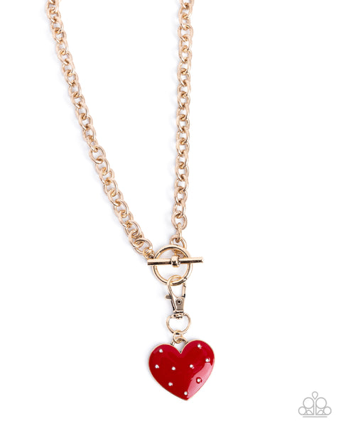 Romantic Range Red Necklace