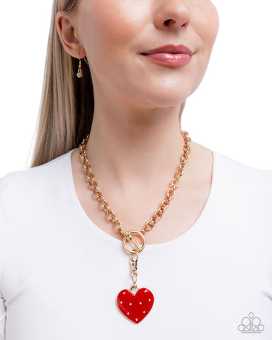 Romantic Range Red Necklace