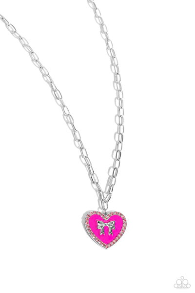 Romantic Gesture - Pink Necklace