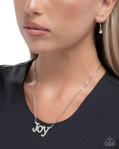 How Great Our Joy White Necklace