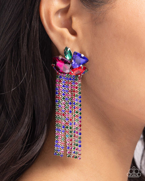 Blinding Blend - Multi Earrings