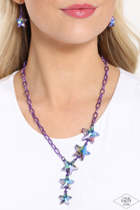 Star-Crossed Sparkle - Purple Necklace