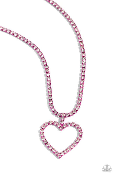 Flirting Fancy Pink Necklace