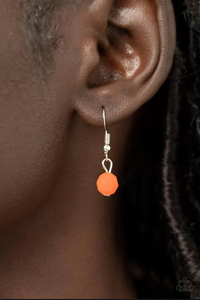 Tropical Tsunami Orange Necklace