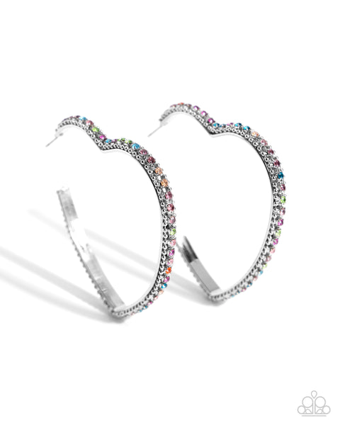 Halftime Hearts - Multi Earrings