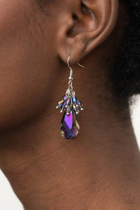 Well Versed In Sparkle Purple Earring