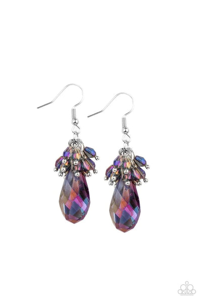 Well Versed In Sparkle Purple Earring